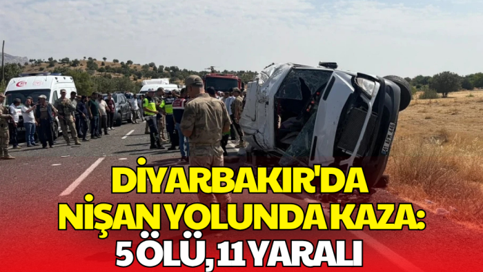 Diyarbakır’da Nişan Yolunda Feci Kaza: 5 Kişi Hayatını Kaybetti